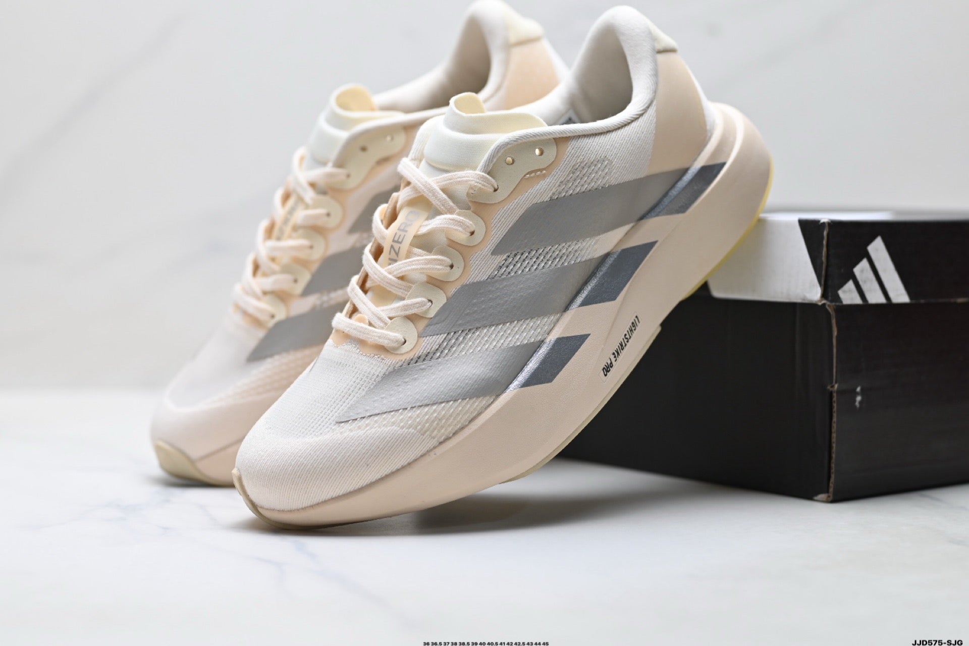 Adidas K81801450 Unisex Running Shoes - White/Black/Blue - image 11