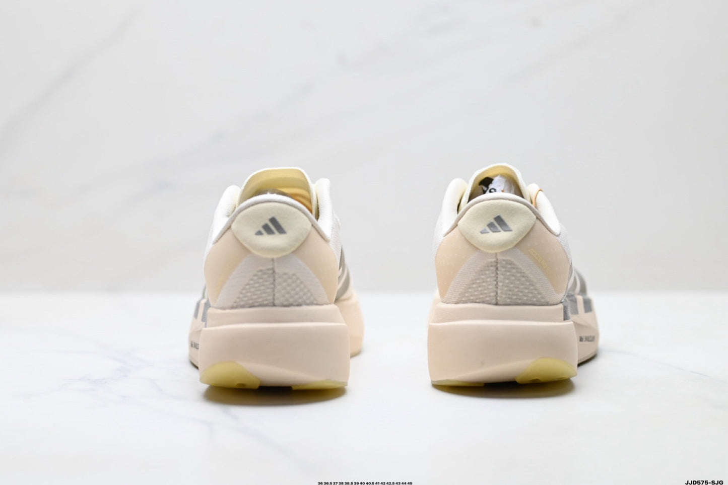 Adidas K81801450 Unisex Running Shoes - White/Beige - image 13