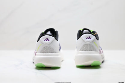 Adidas K81801450 Unisex Running Shoes - White/Purple/Neon Green - image 23
