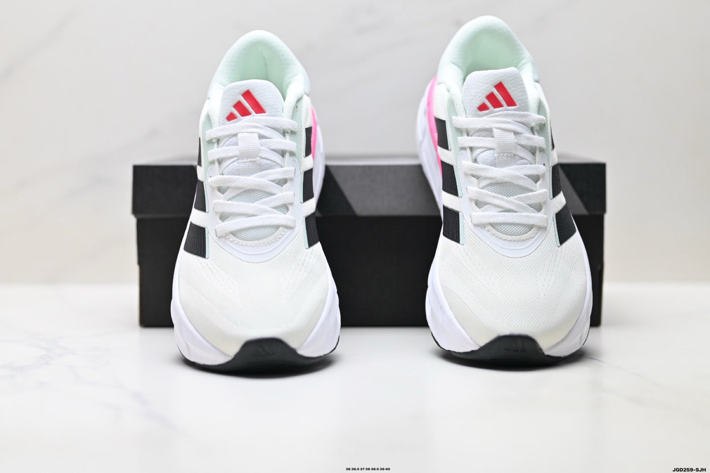 Adidas K81801750 Women's Running Shoes - White/Mint/Pink - image 2