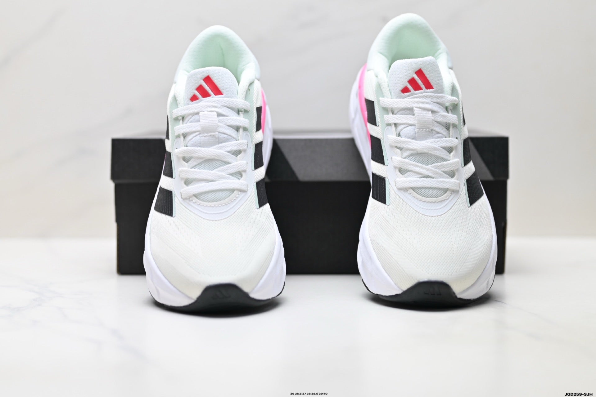 Adidas K81801750 Women's Running Shoes - White/Mint/Pink - image 2