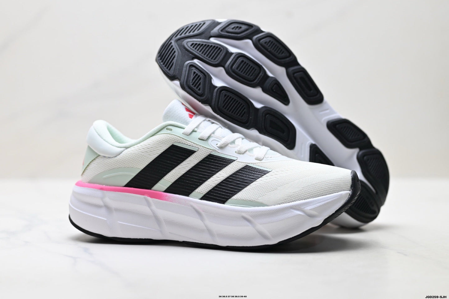 Adidas K81801750 Women's Running Shoes - White/Mint/Pink - image 4