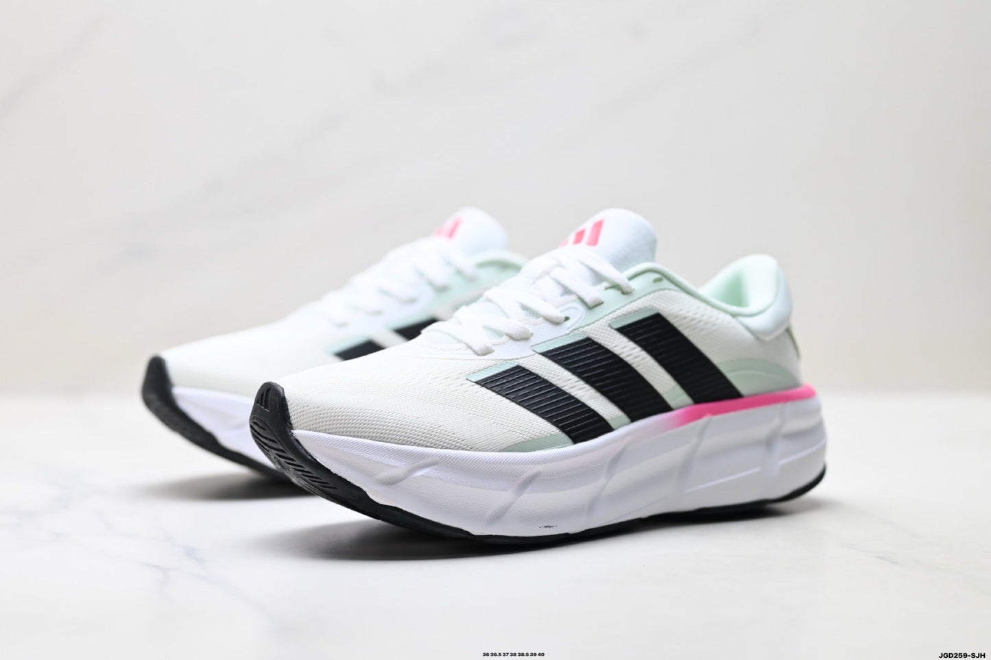 Adidas K81801750 Women's Running Shoes - White/Mint/Pink - image 5