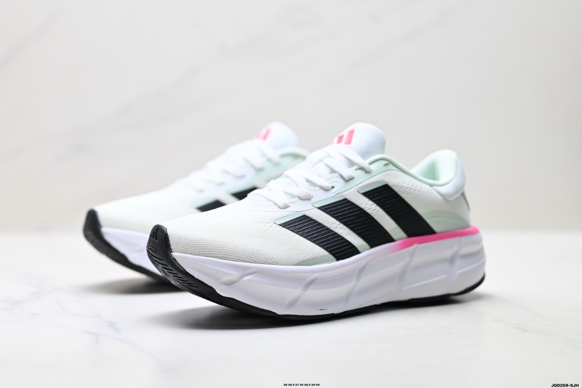 Adidas K81801750 Women's Running Shoes - White/Mint/Pink - image 5