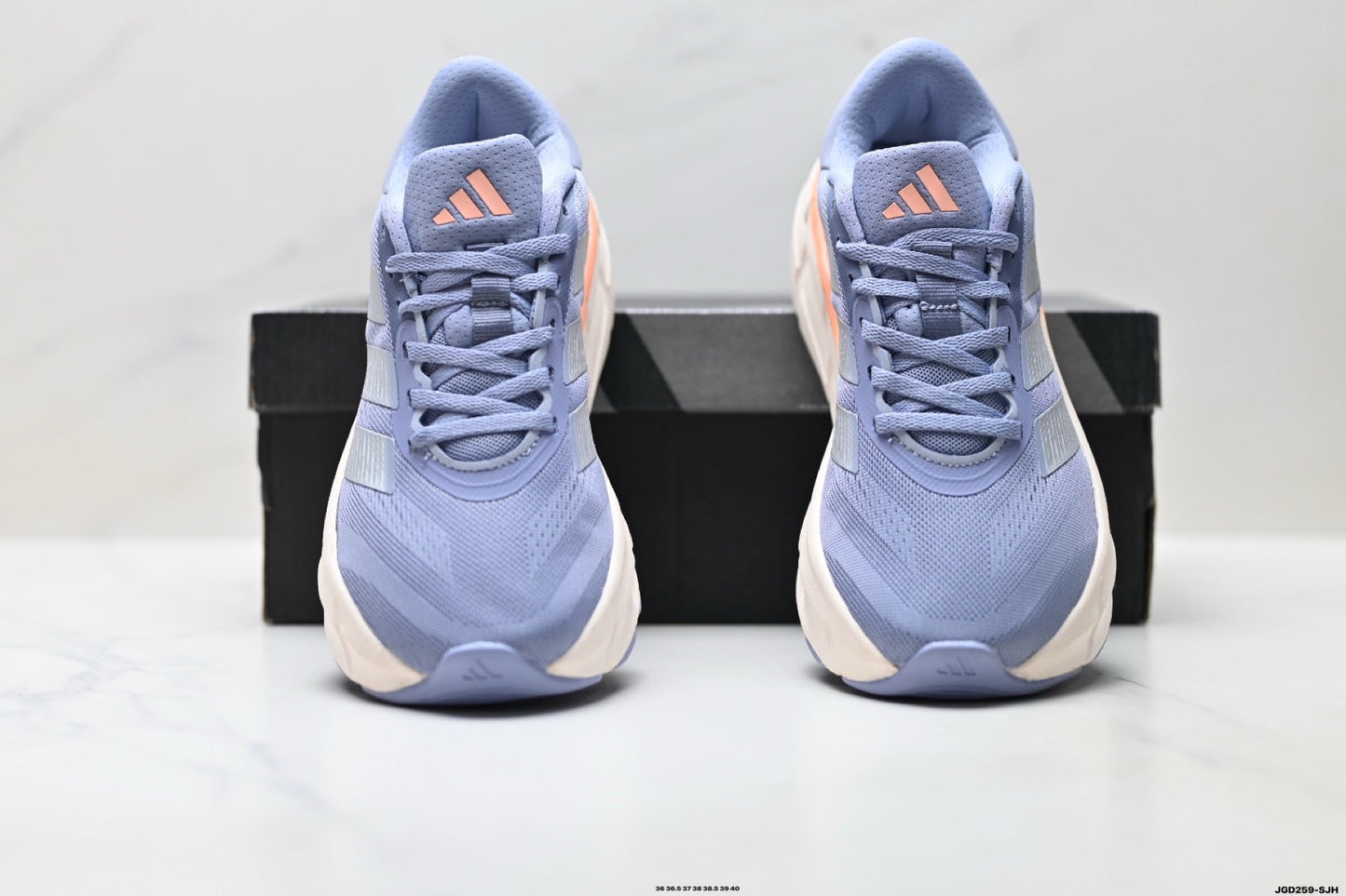 Adidas K81801750 Women's Running Shoes - Light Blue/Peach - image 7