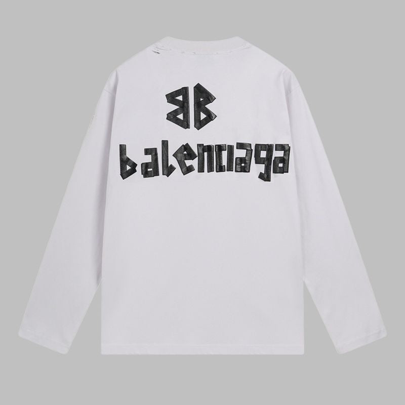 Balenciaga cotton long-sleeved T-shirt#3