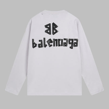 Balenciaga cotton long-sleeved T-shirt#3