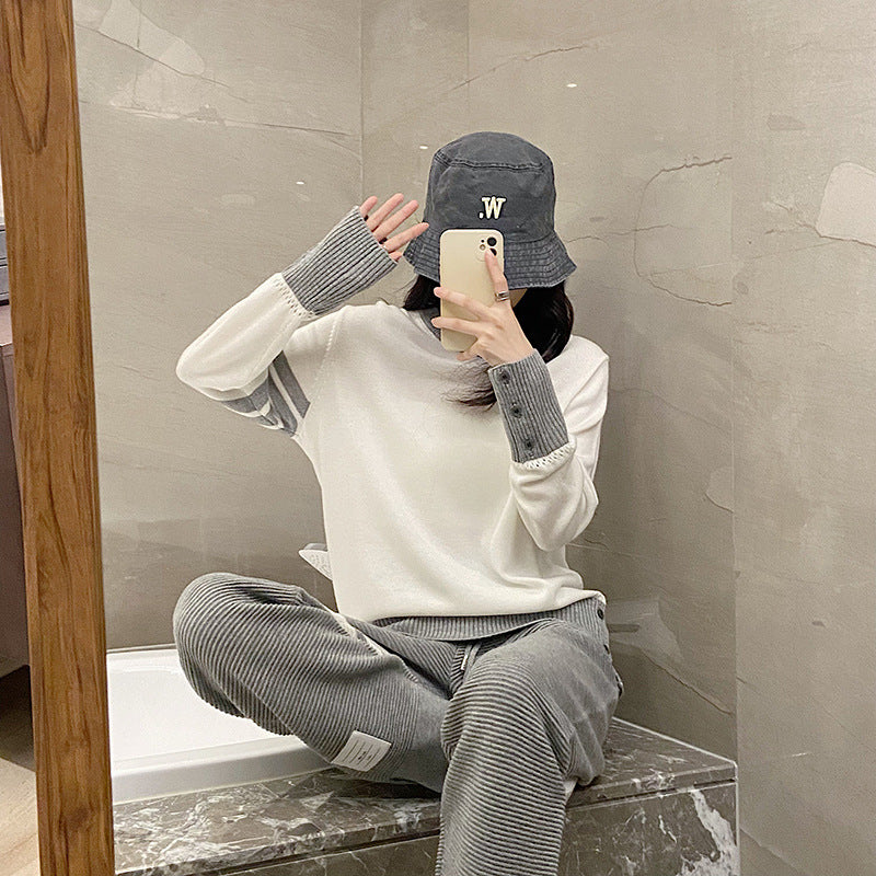 トムブラウン ウィメンズ クラシック スタイル カーディガン セーター