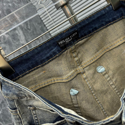 SOLA-PP Lettering Print Jeans