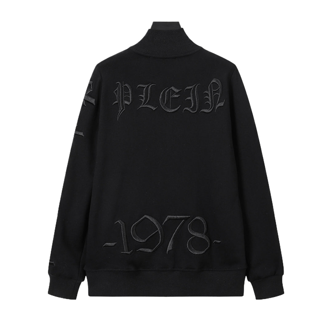 PIEIN 2025SS Unisex Black Hoodie