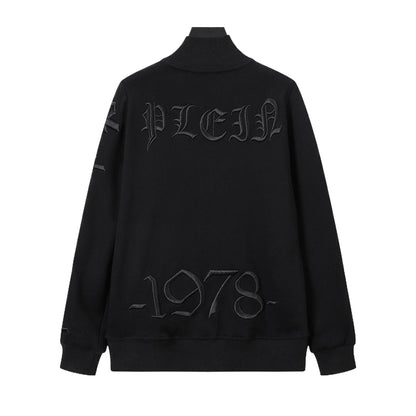 PIEIN 2025SS Unisex Black Hoodie