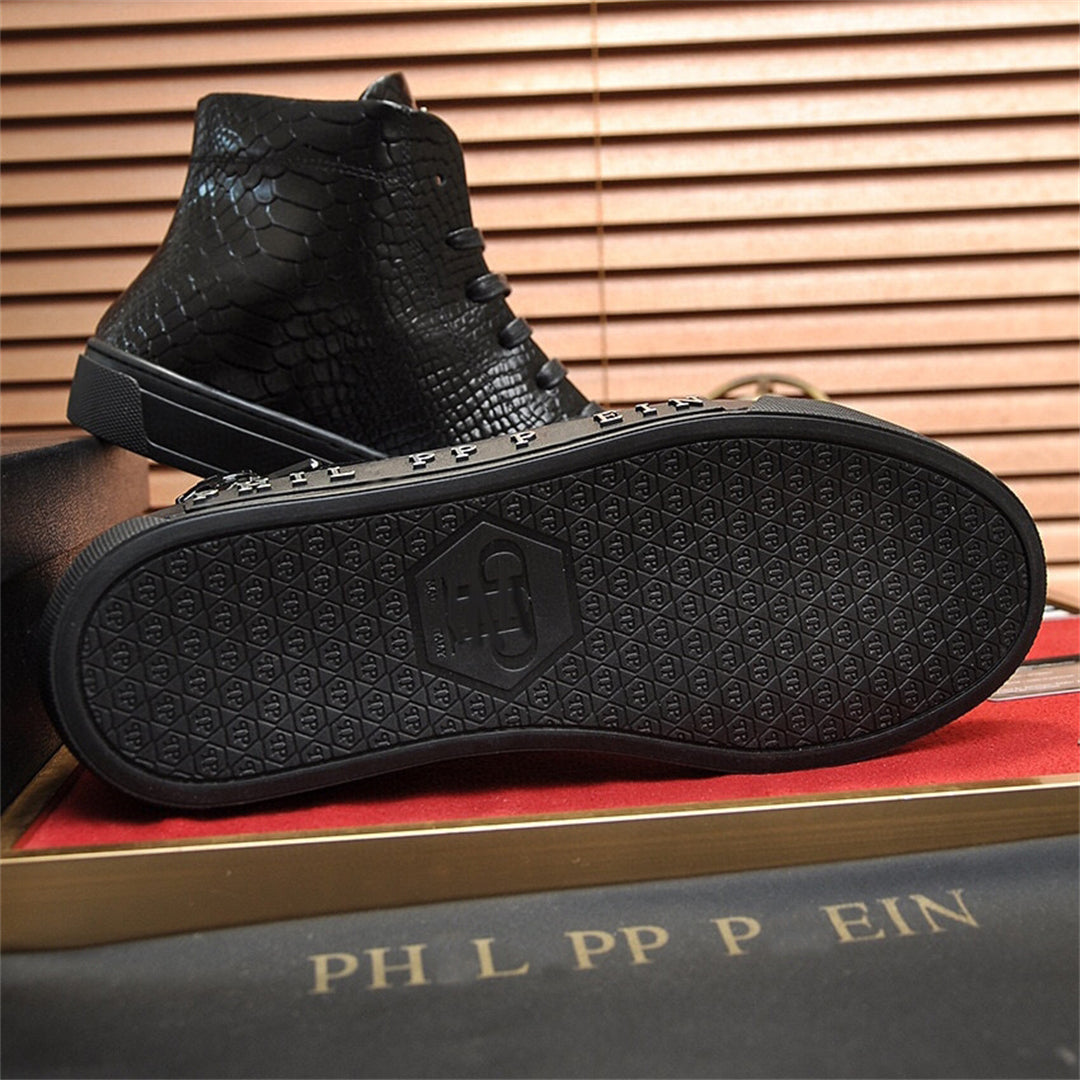 SOLA-Phillipp Novaj Viraj altsupraj ledaj Sneakers 