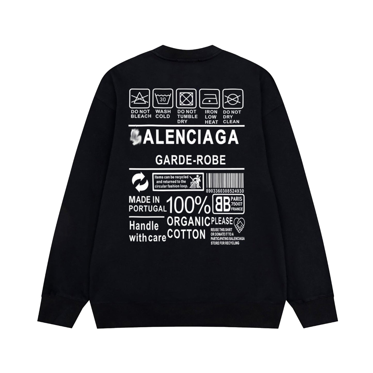 2025SS Crew Neck Letter Sweatshirt