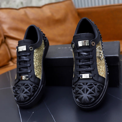 PP Men's new diamond lettering sneakers