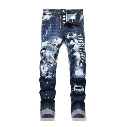 SOLA-DSQ2 New Man Hole Jeans