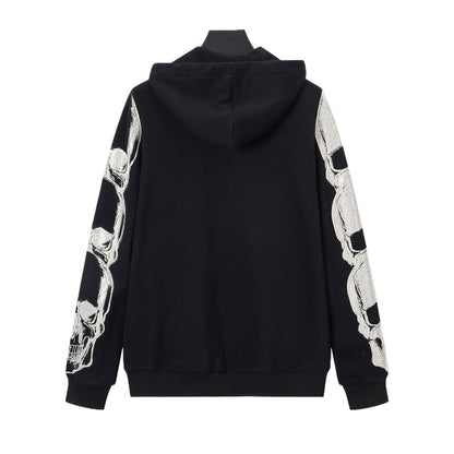 PIEIN 2025SS Sports Black Hoodie