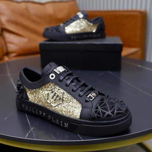 PP Men's new diamond lettering sneakers