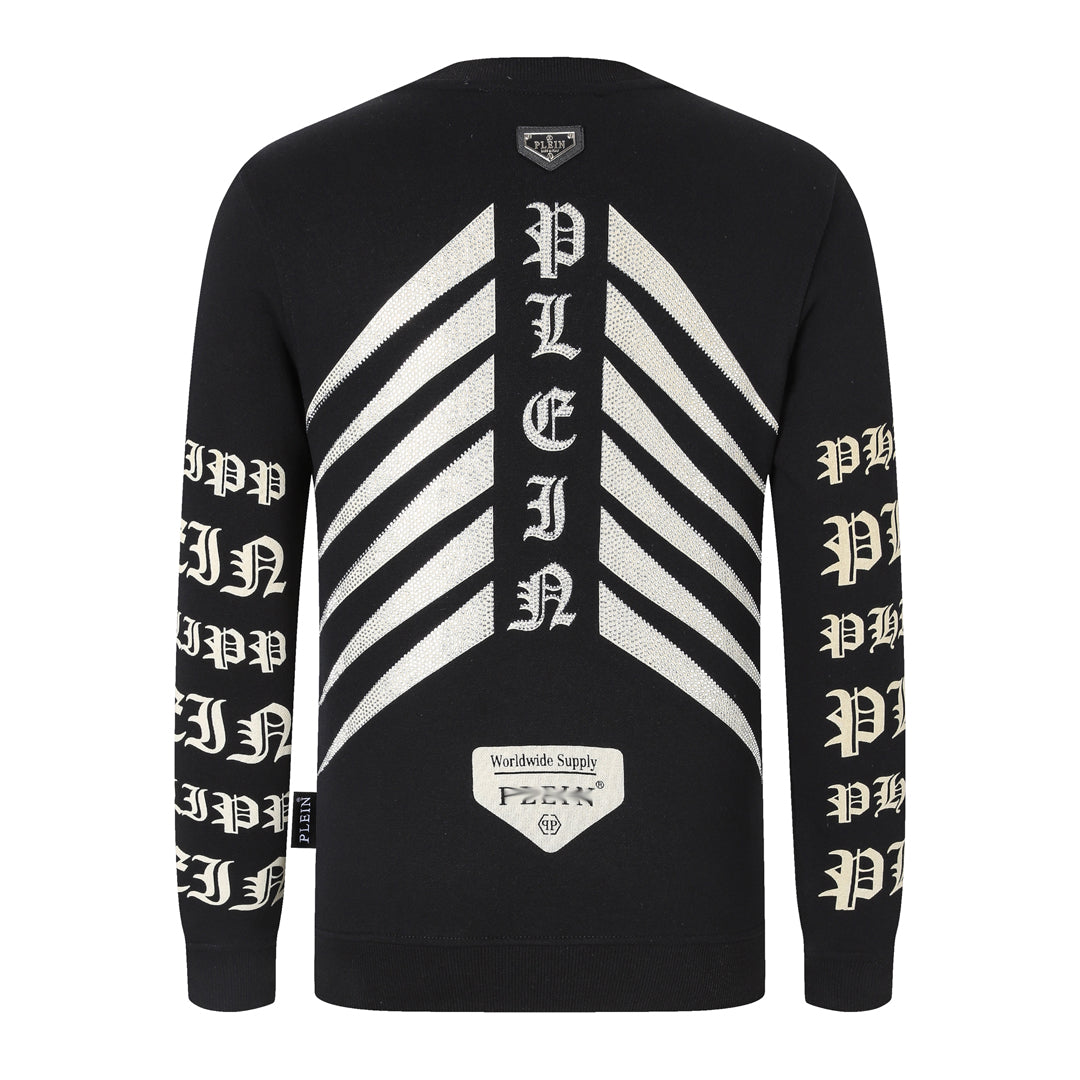 PIEIN 2025SS Unisex Black Hoodie