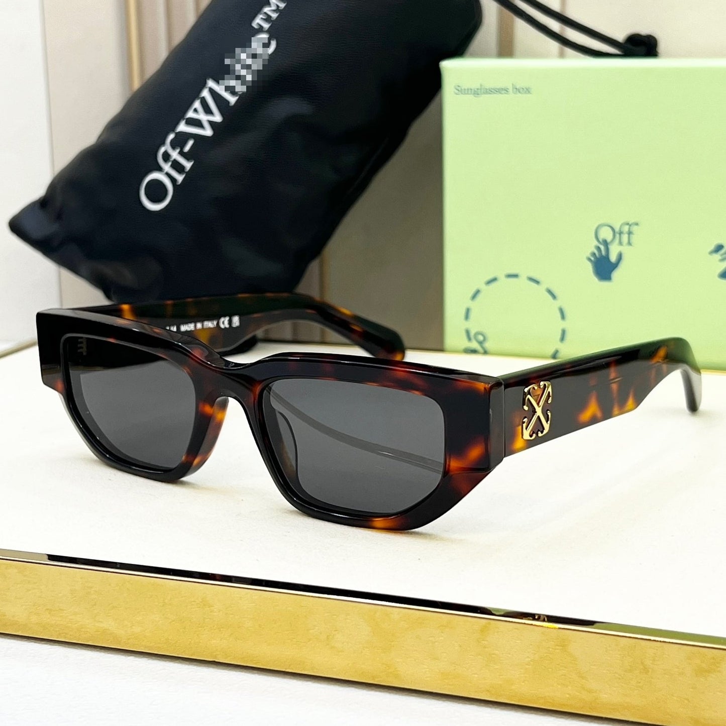 Off-White Arrow logo sunglasses#115