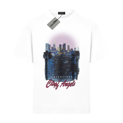 2025ss Cotton Printed T-shirt