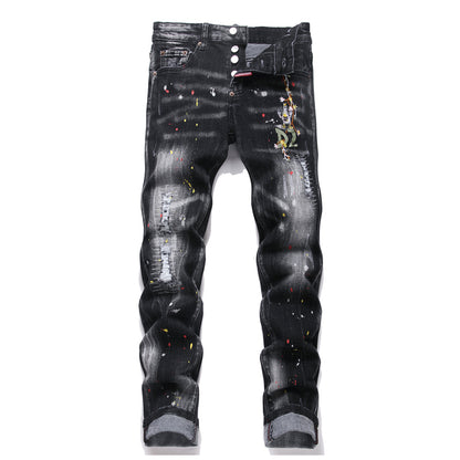 dsquared2 2026ss Letter Hole Jeans
