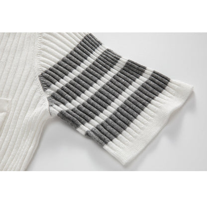 MR.TOM  Women Color buckle POLO shirt