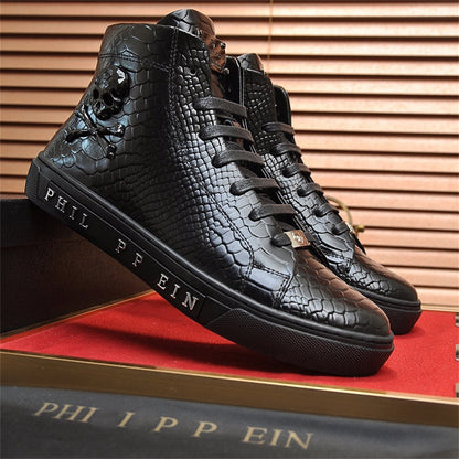 SOLA-Phillipp Novaj Viraj altsupraj ledaj Sneakers 