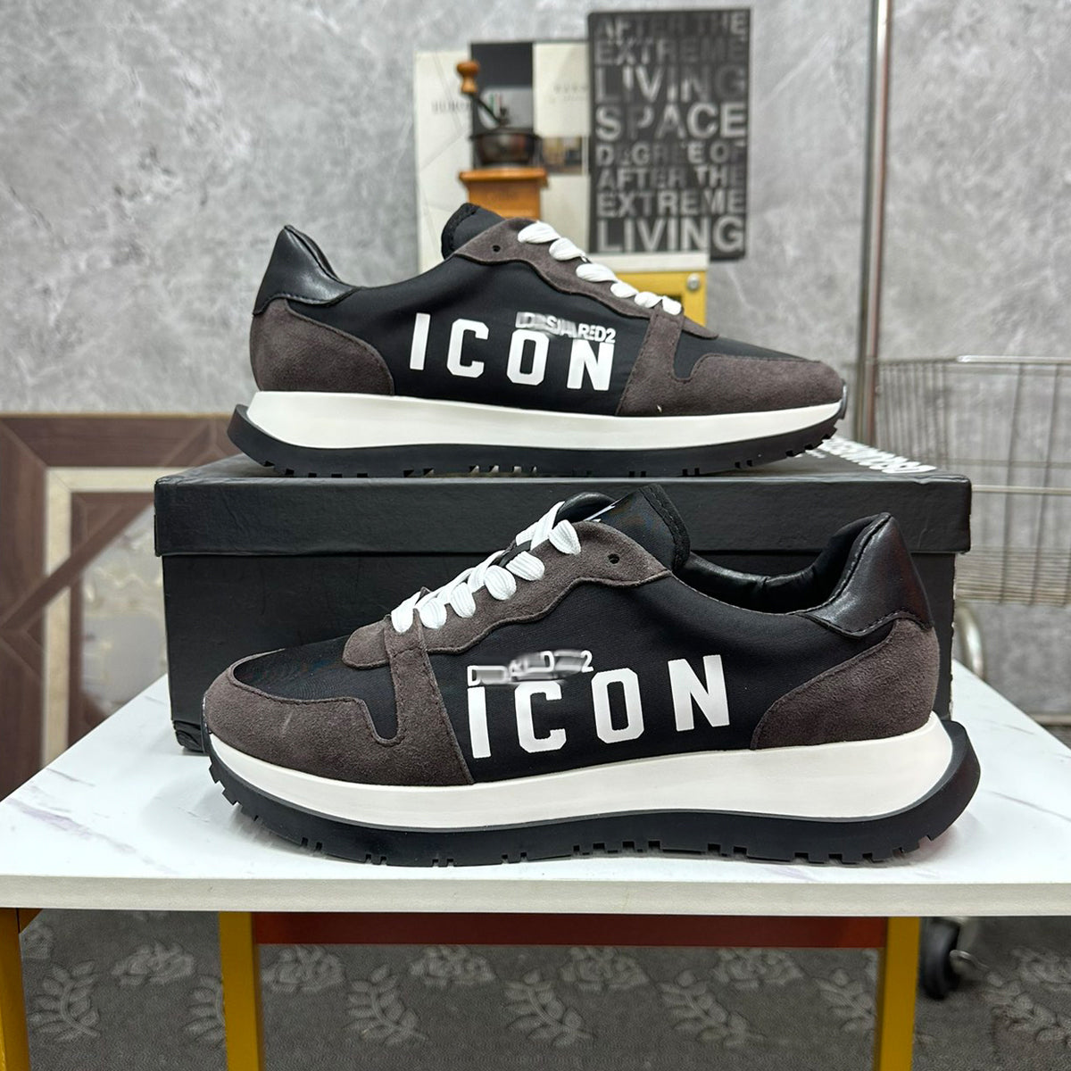 SOLA-DSQ2 New Men's Leather sneakers