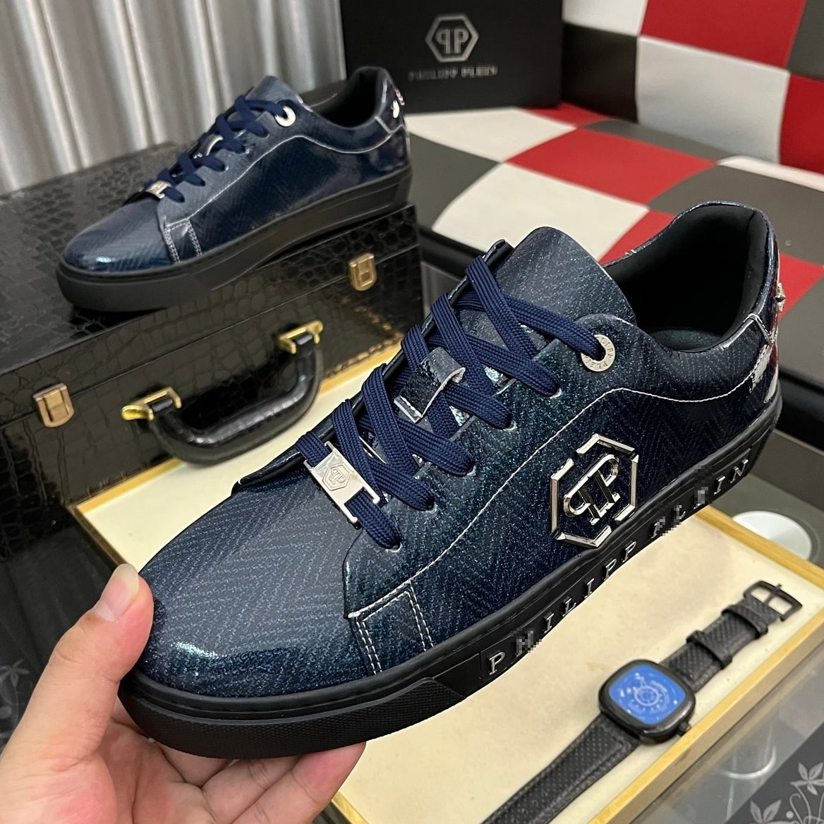 PP Men lettering sneakers#65