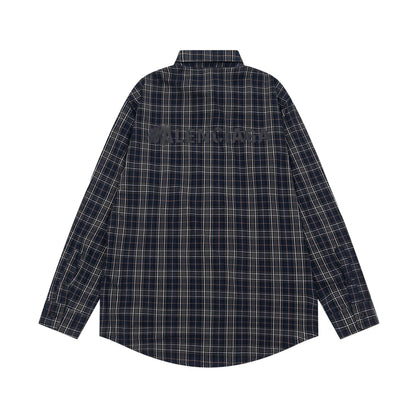2025SS Plaid Long-Sleeve Shirt
