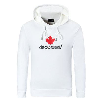 SOLA-DSQ2 24ss Printing Maple Leaf Hoodie