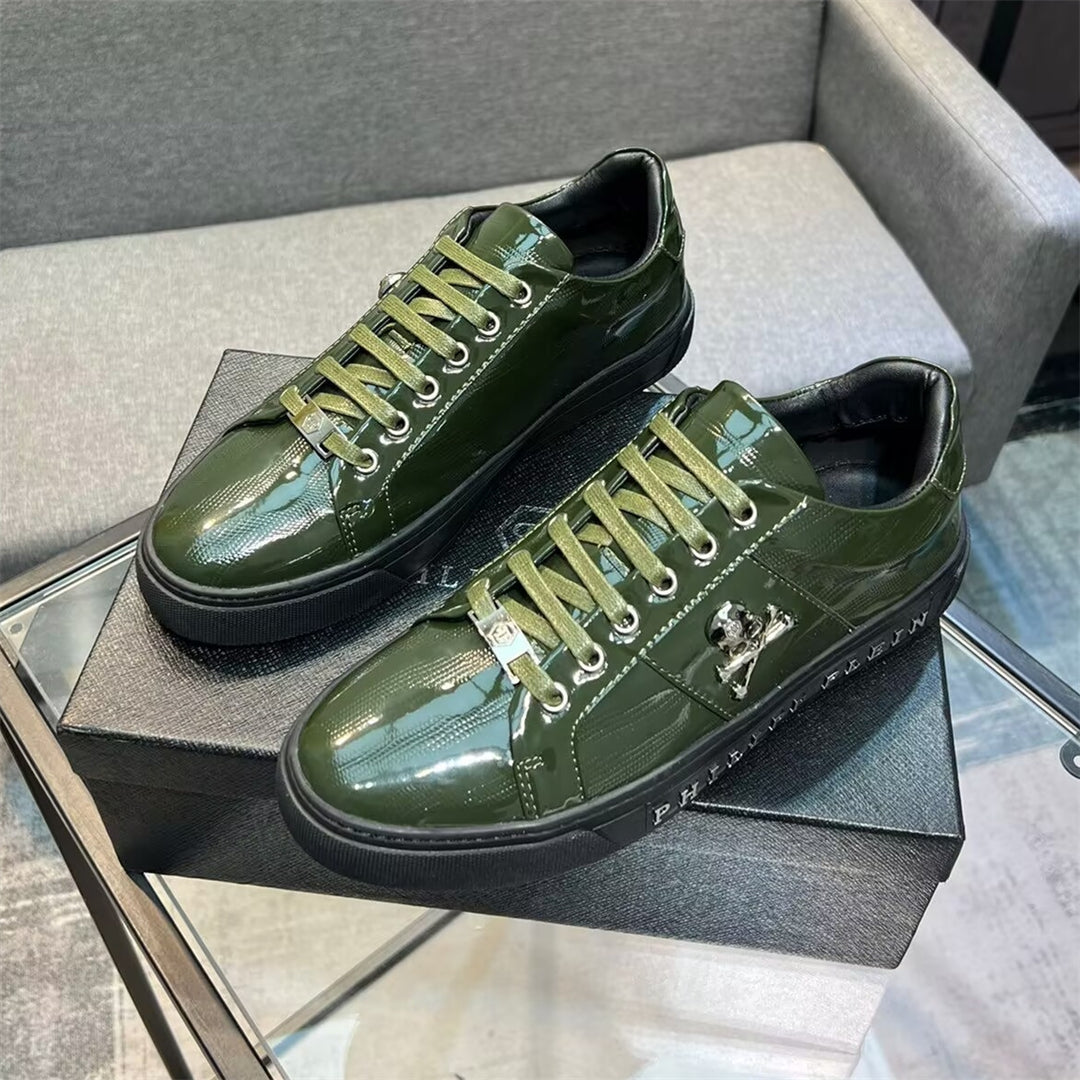 PP New Skull leather Sneakers