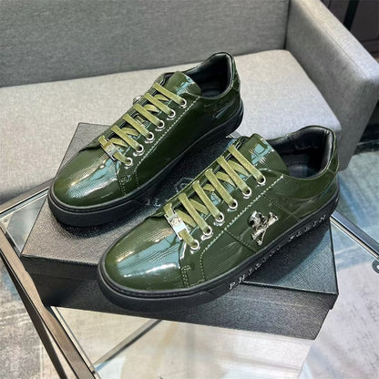 PP New Skull leather Sneakers