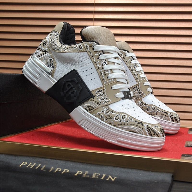 PP New Men's high-top leather Sneakers