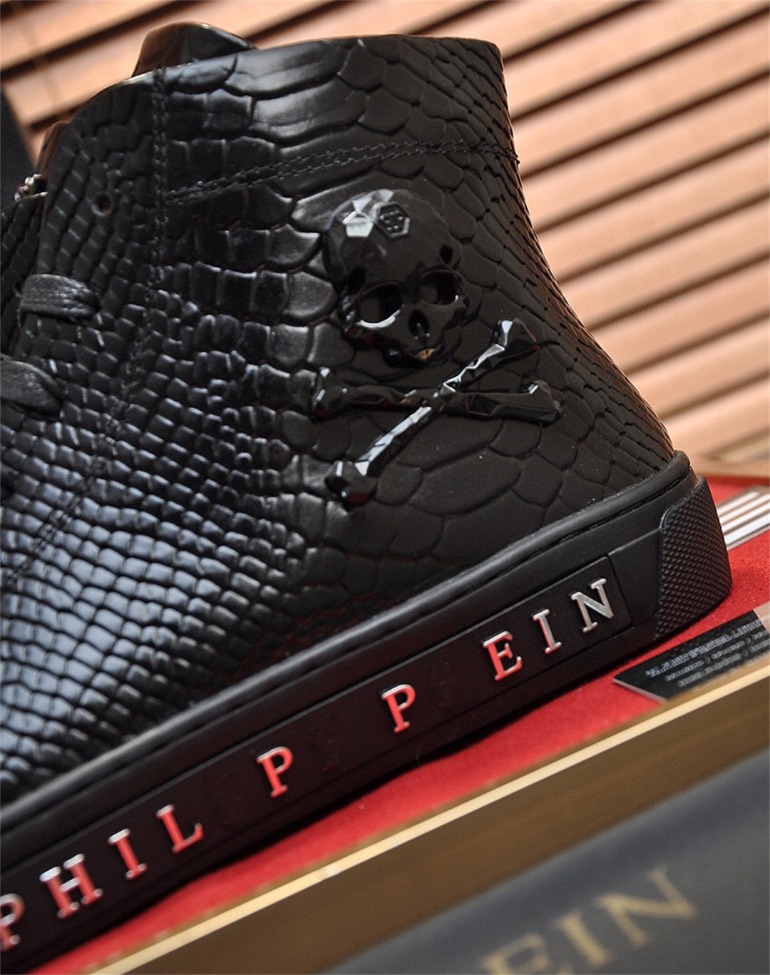 SOLA-Phillipp Novaj Viraj altsupraj ledaj Sneakers 