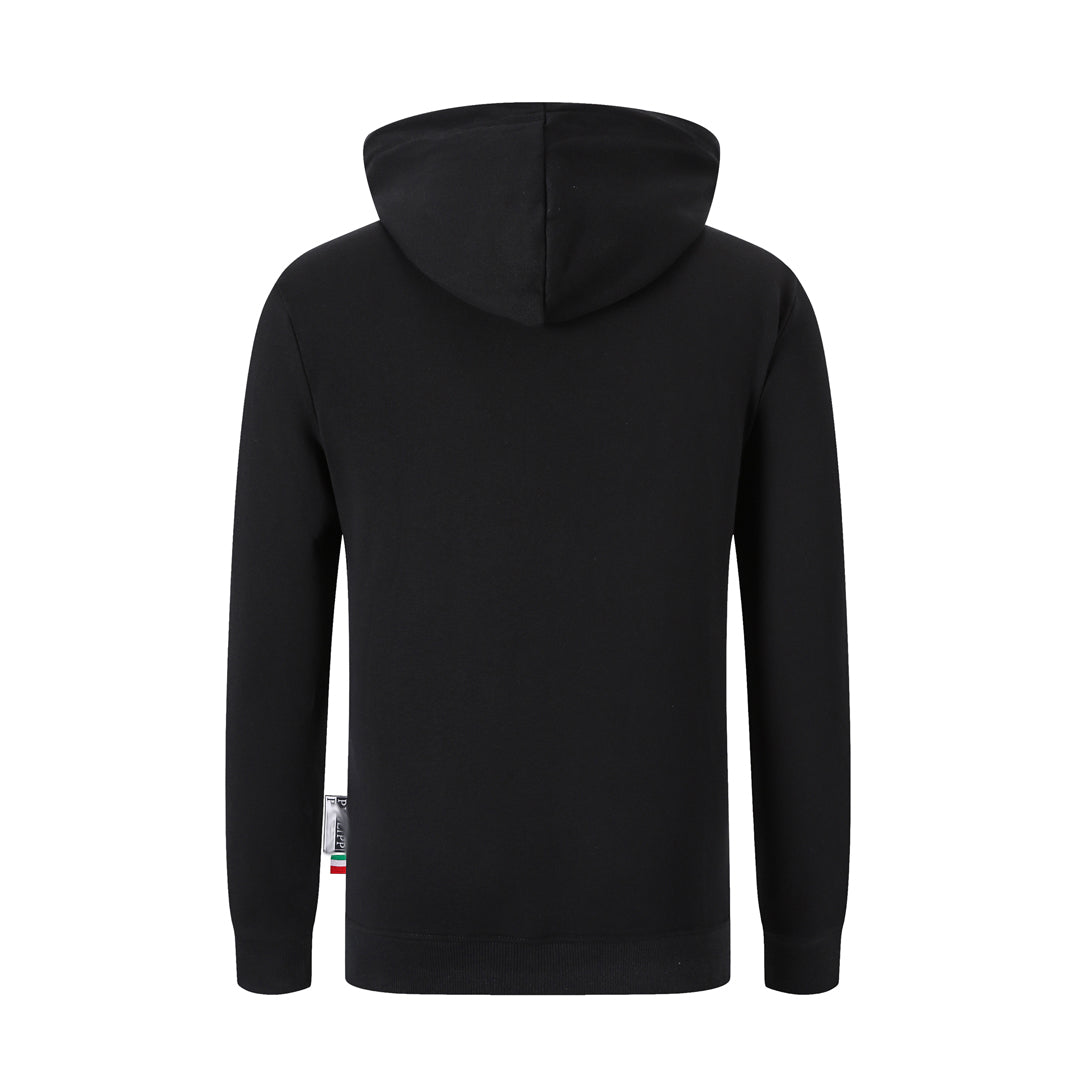 PIEIN 2025SS Unisex Black Hoodie