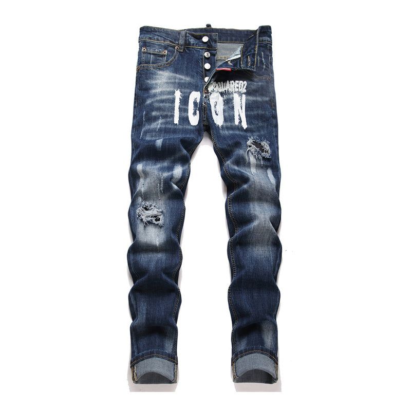 SOLA-DSQ2 embroidery Jeans