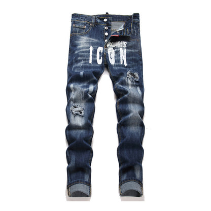 SOLA-DSQ2 embroidery Jeans