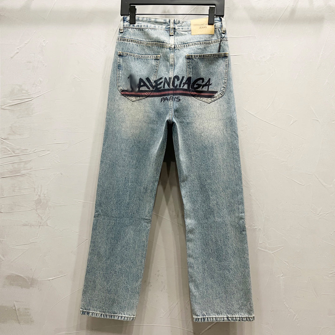 2025SSNew Man Graffiti Jeans