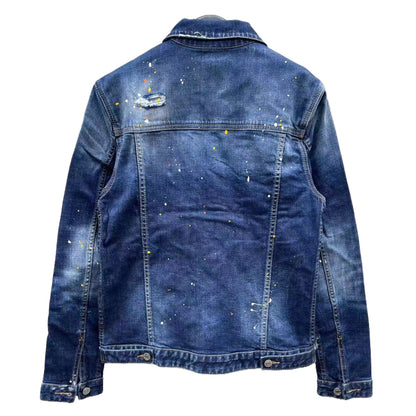 DSQ2 2024ss Man Hole Denim Jacket