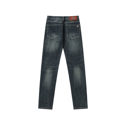 2025SS New Blue Distressed Jeans