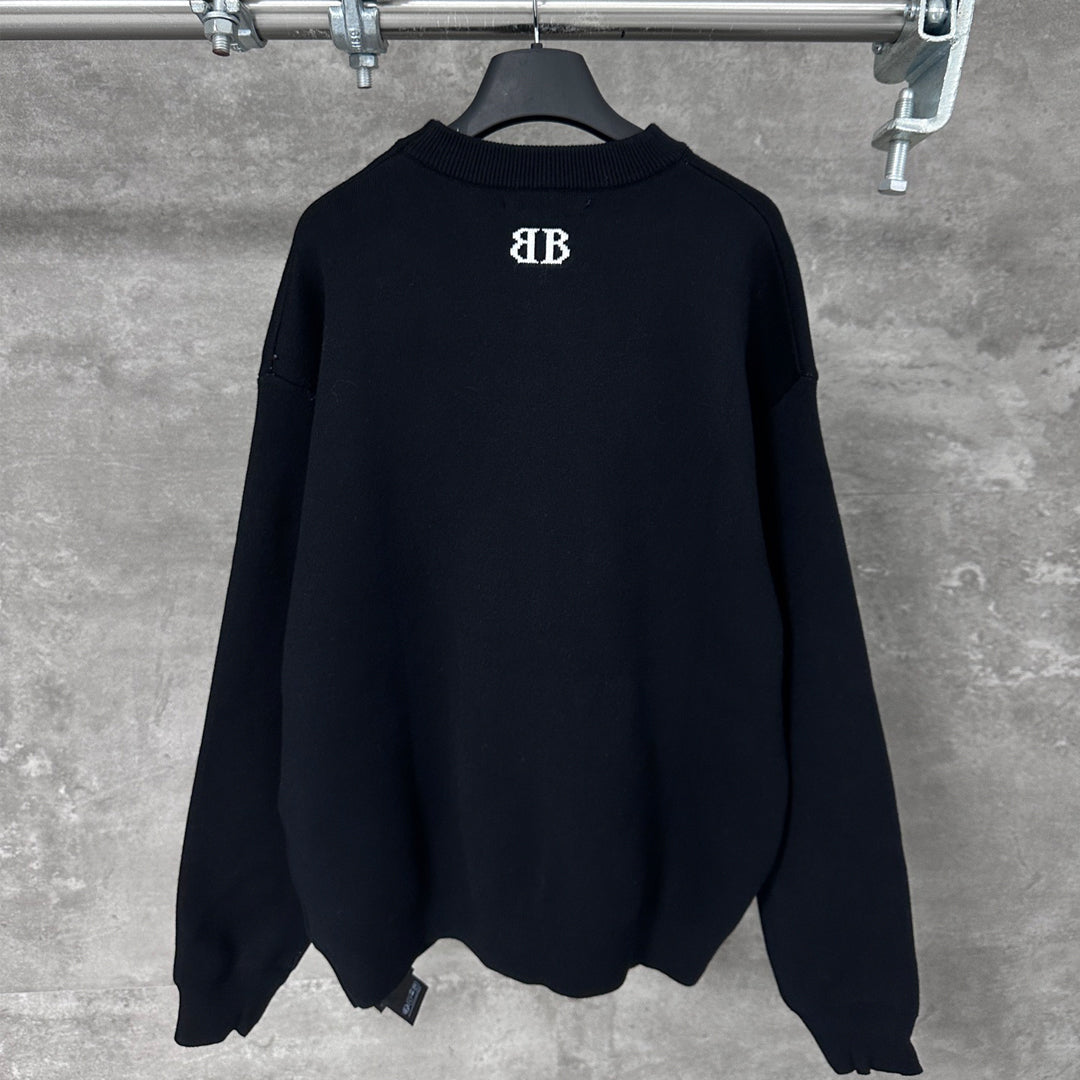 2025ss Man Destroyed Sweater