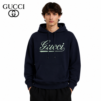 Gucci Logo Embroidery Hoodie