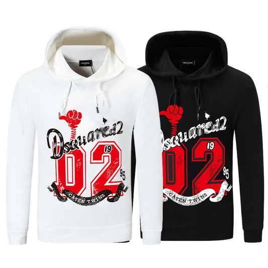 DSQ2 Letter Sports-ŝvitĉemizo 