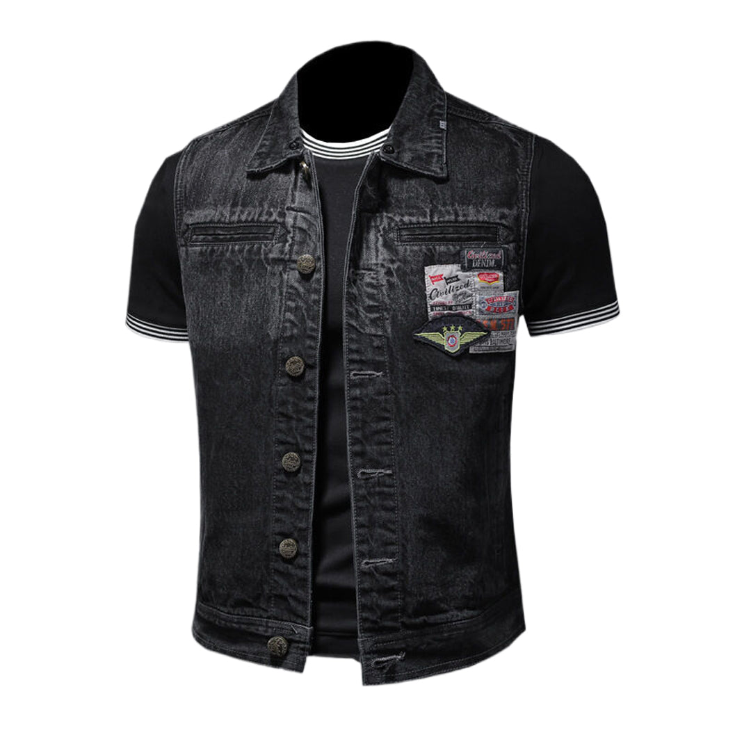 SOLA-DSQ2 24ss cowboy Denim vest