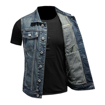 SOLA-DSQ2 24ss cowboy Denim vest