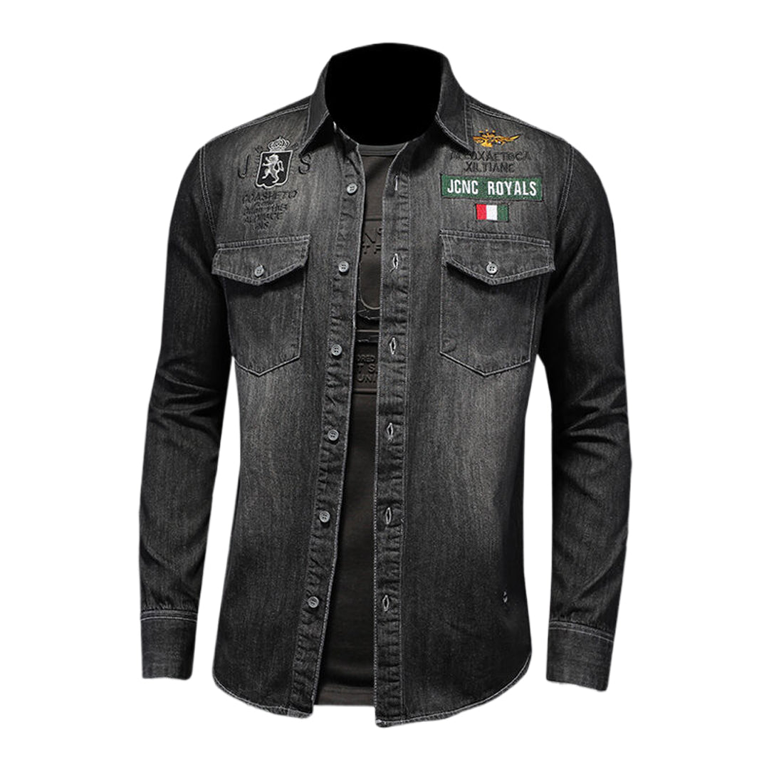 SOLA-DSQ2 Black 2024ss Denim Jacket