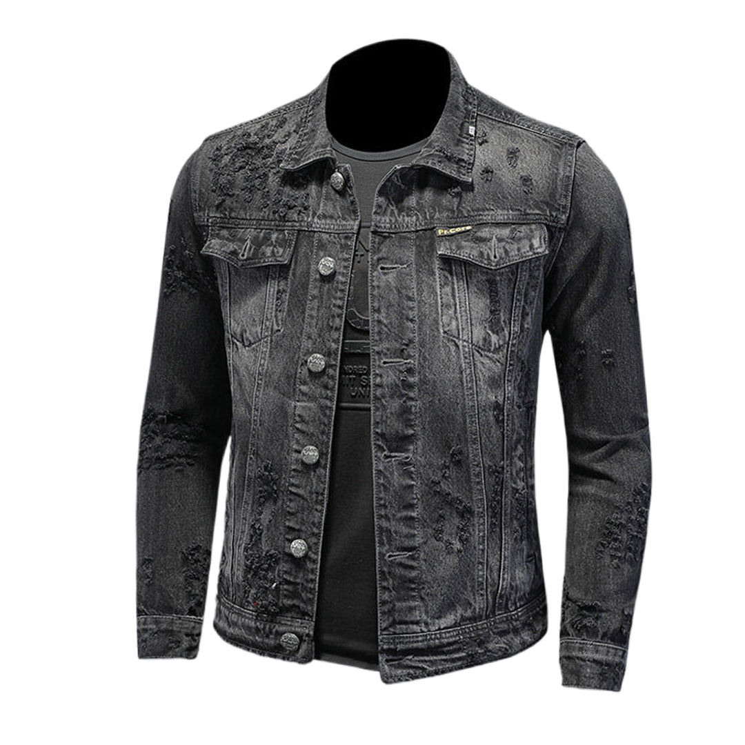 SOLA-DSQ2 Black Denim Jacket