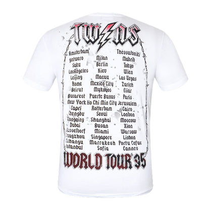 New-D2 Print 2024ss Loose T-shirt