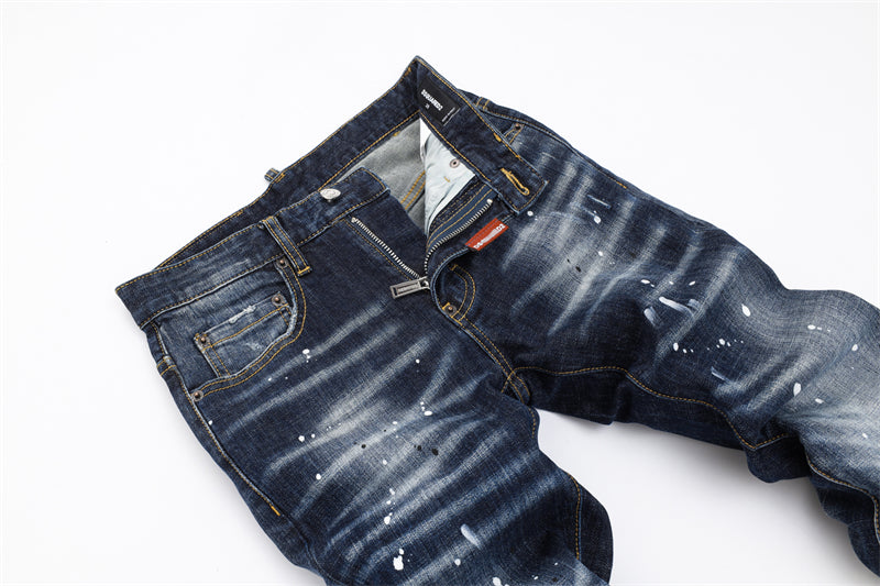 SOLA-DSQ2 New Man Casual trousers Hole Jeans